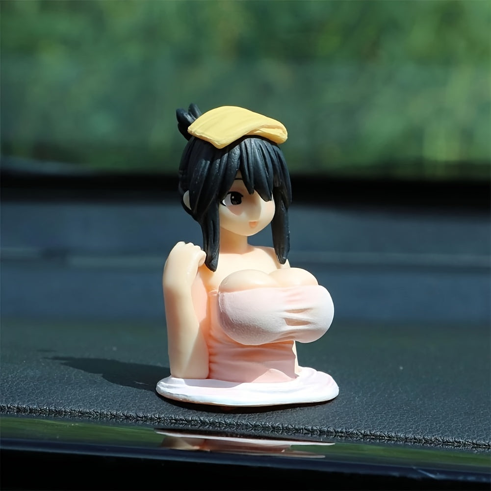 Kawaii Anime Character Dashboard Dolls – Cute Car Accessories