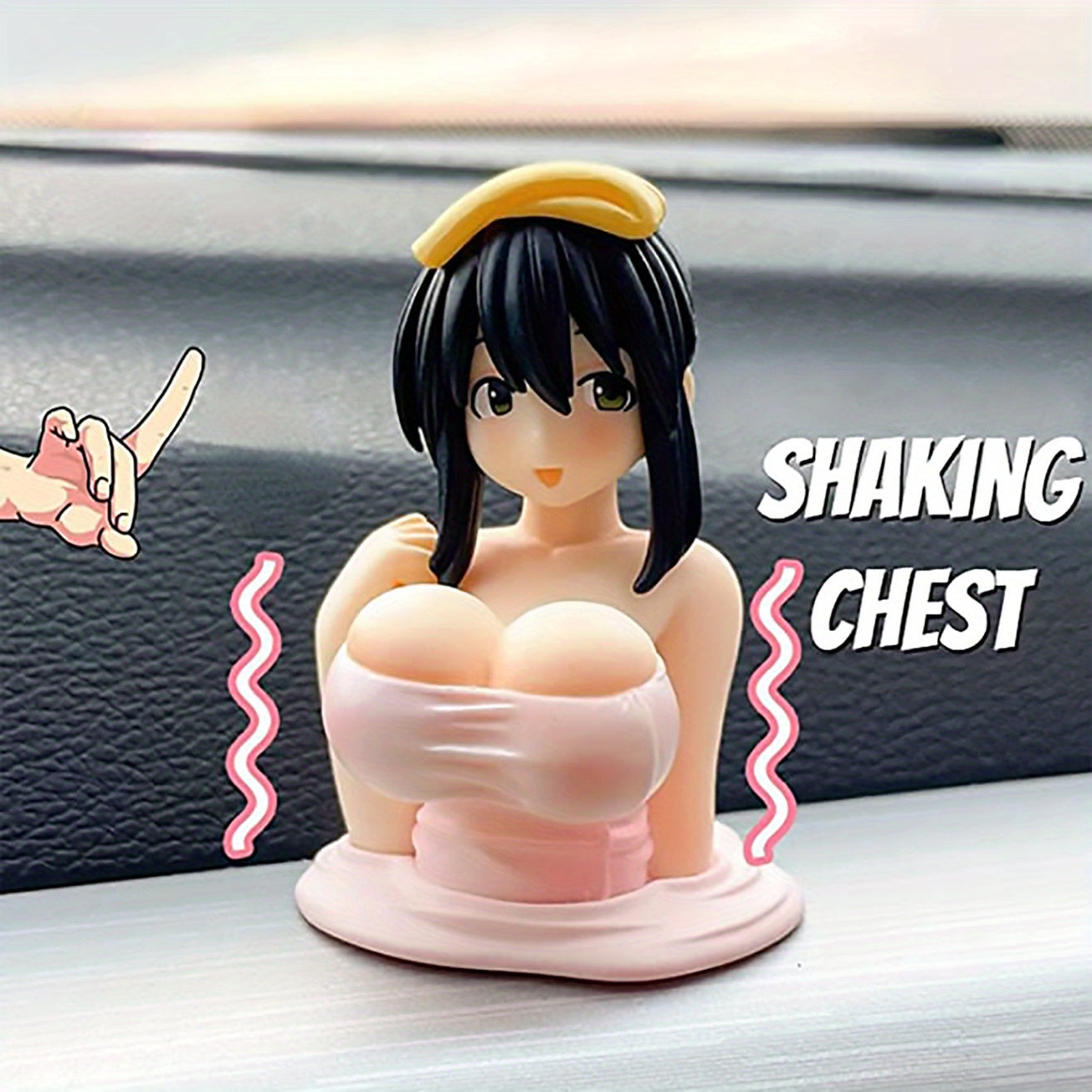 Kawaii Anime Character Dashboard Dolls – Cute Car Accessories