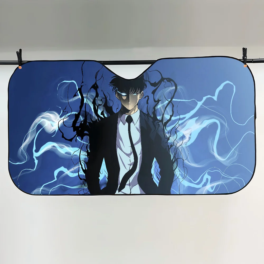 Solo Leveling Boho Sun Shade Panel for Car