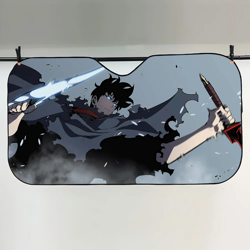 Solo Leveling Boho Sun Shade Panel for Car