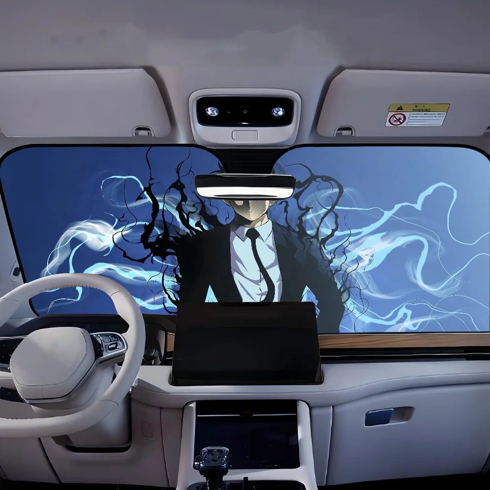 Solo Leveling Boho Sun Shade Panel for Car
