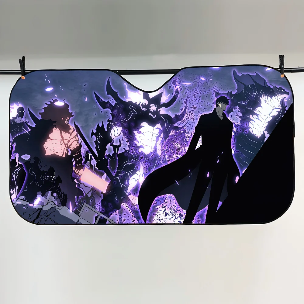 Solo Leveling Boho Sun Shade Panel for Car