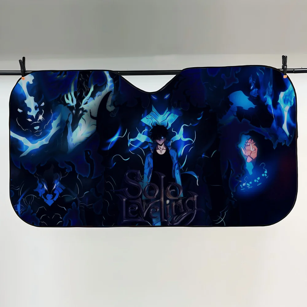 Solo Leveling Boho Sun Shade Panel for Car