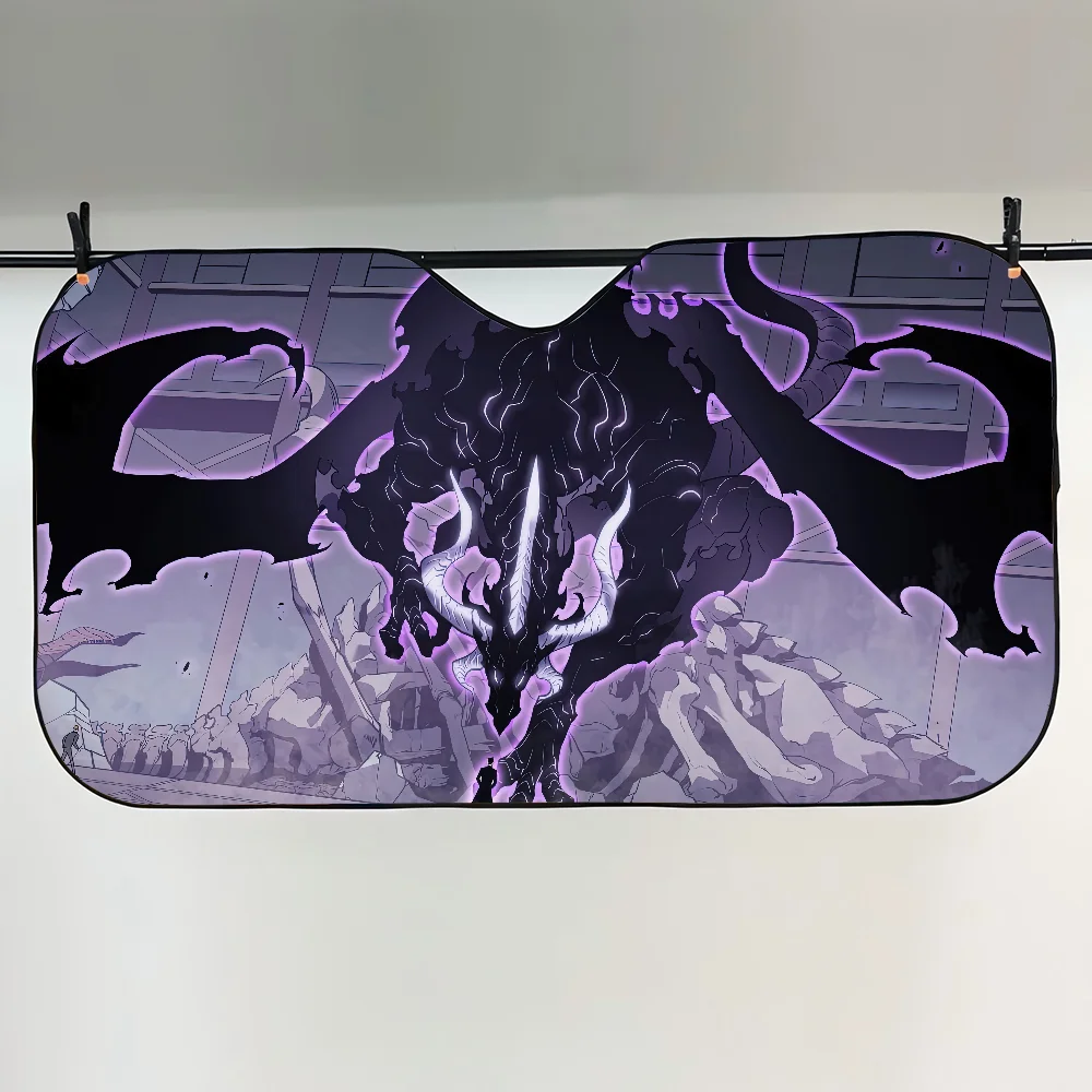 Solo Leveling Boho Sun Shade Panel for Car